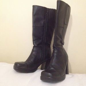 Black Knee High Boots