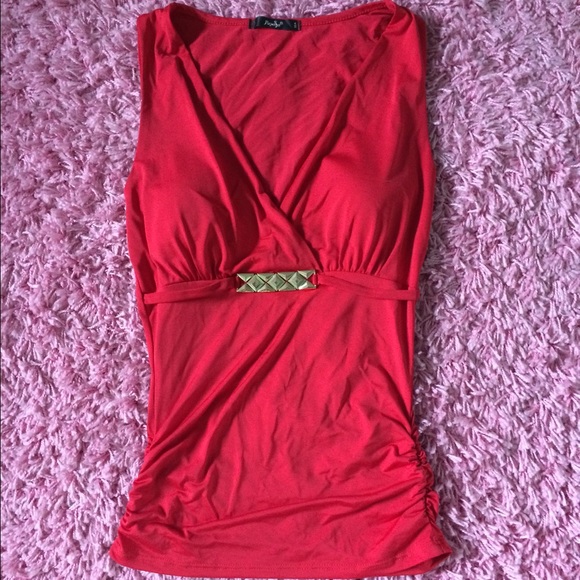Deep Red Papaya Shirt