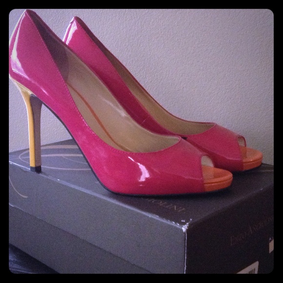 Multicolored Enzo Angiolini Heels