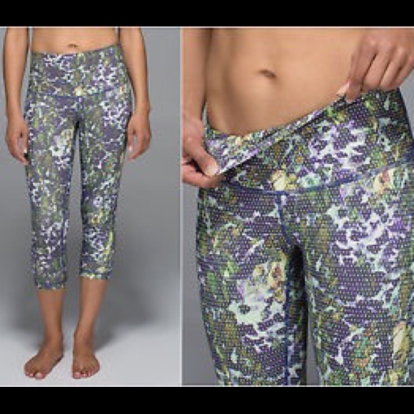 Lululemon Wunder Under Crop Roll Down 4