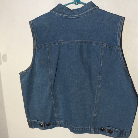 Vintage Denim Vest - Picture 2 of 2