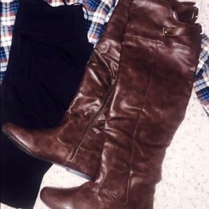 Charlotte Russe brown boots