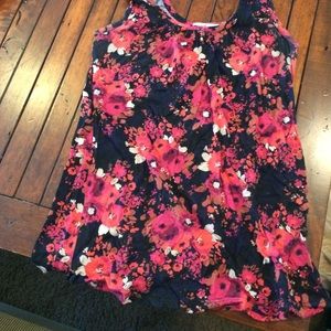Floral print top