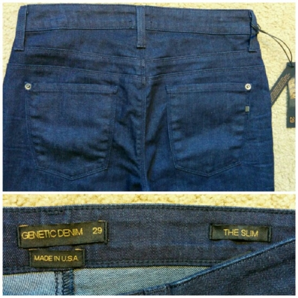 Genetic Denim Slim High-Rise Cigarette in Hawk 29 - Picture 4 of 5
