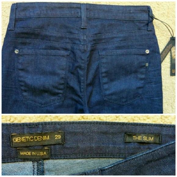 Genetic Denim Slim High-Rise Cigarette in Hawk 29 - Picture 4 of 5