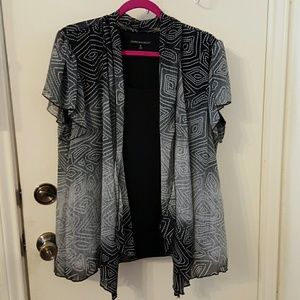 Twofer Womens top - one piece that looks like two