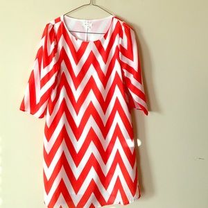 Every Chevron Shift Dress