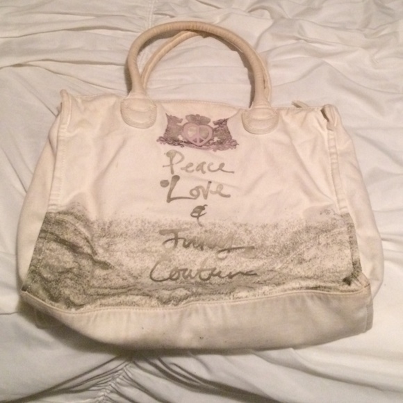 Cream Juicy Couture Tote