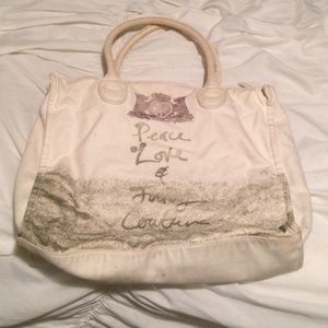 Cream Juicy Couture Tote