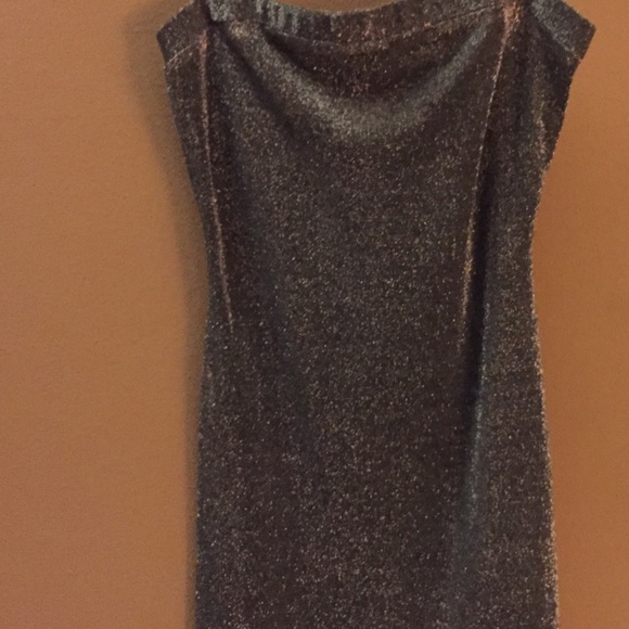 Silver sexy dress