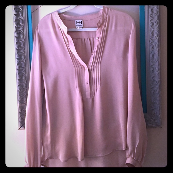 Nude chiffon top