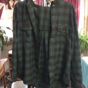 Plaid Flannel W/ Hoodie