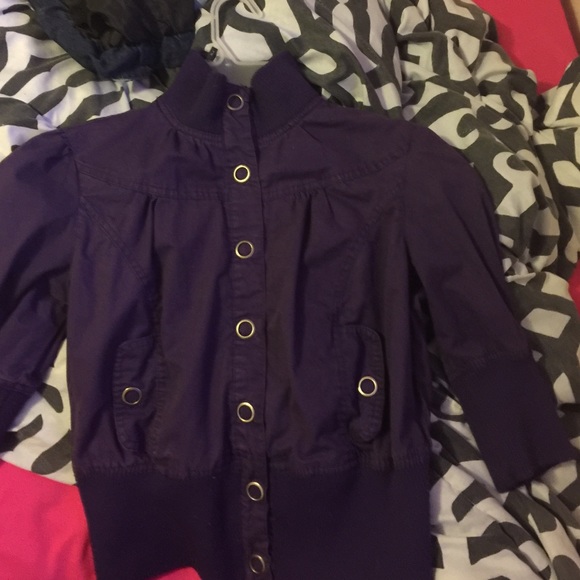 Purple jacket