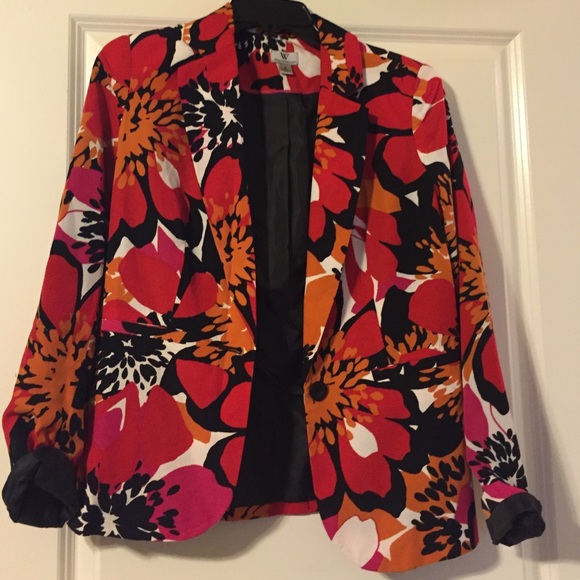 Floral blazer