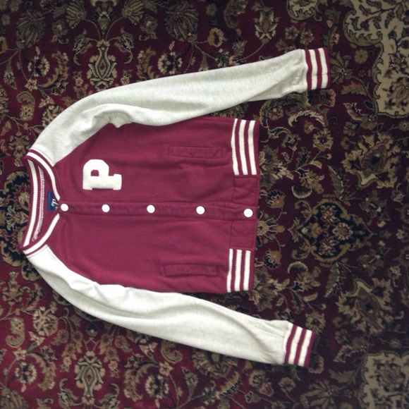 Maroon Letterman Jacket