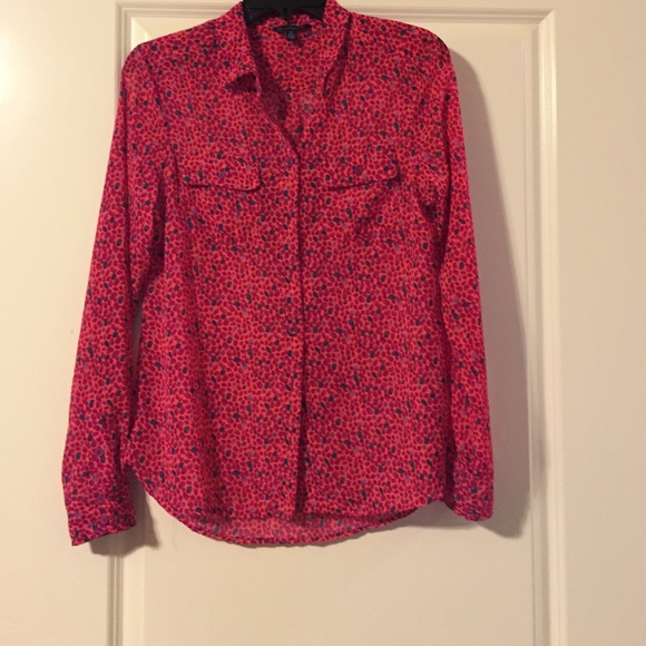 Printed button down