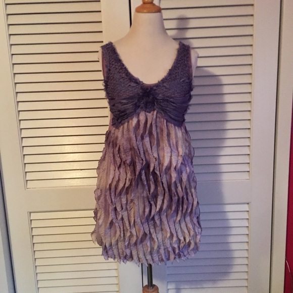 Purple Textured Tank Top