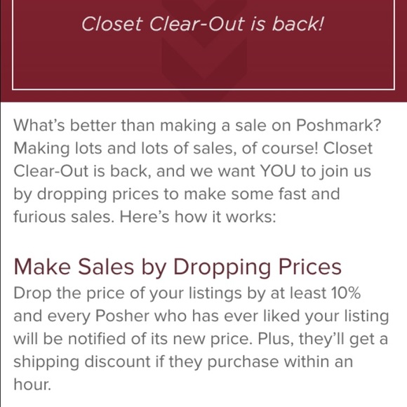CLOSET CLEAR OUT!