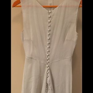 Charles & Victoria Silk Chiffon long vest