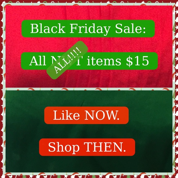 BLACK FRIDAY SALE -- WHAT?!