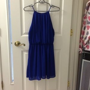 Blue chic dress