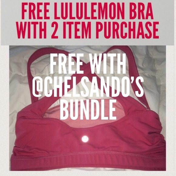 Lululemon sports bra giveaway to 2+ purchases!