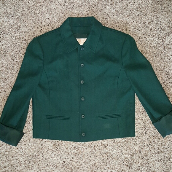 Pendleton vintage forest green wool jacket 8