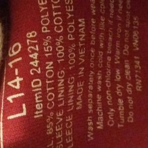 LL bean used kids sweatshirt