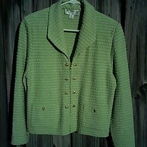 St John pastel green Suit