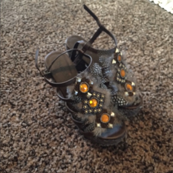 Bucco wedged sandals