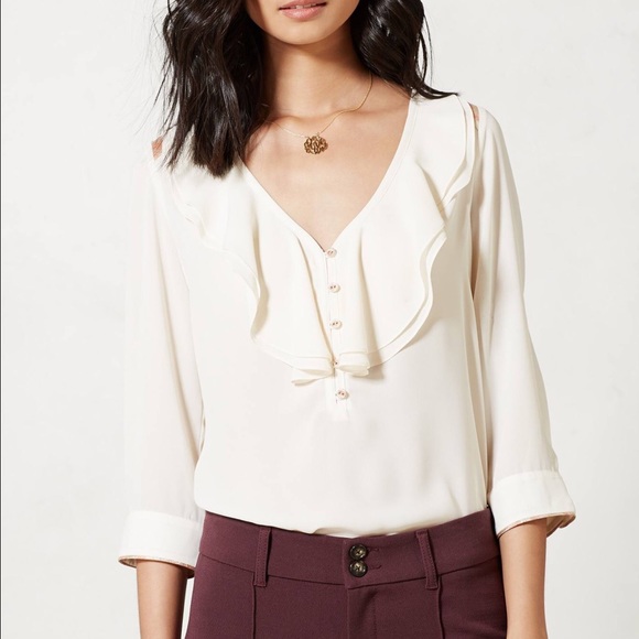 beautiful blouse from Anthroplogie.