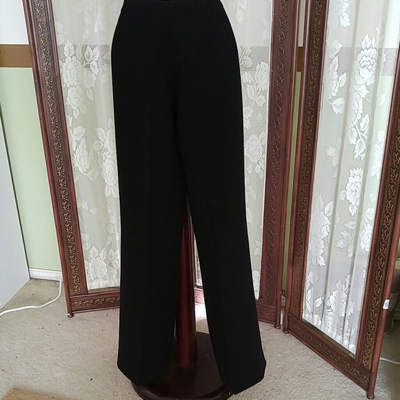 Black lined slacks - Picture 2 of 3