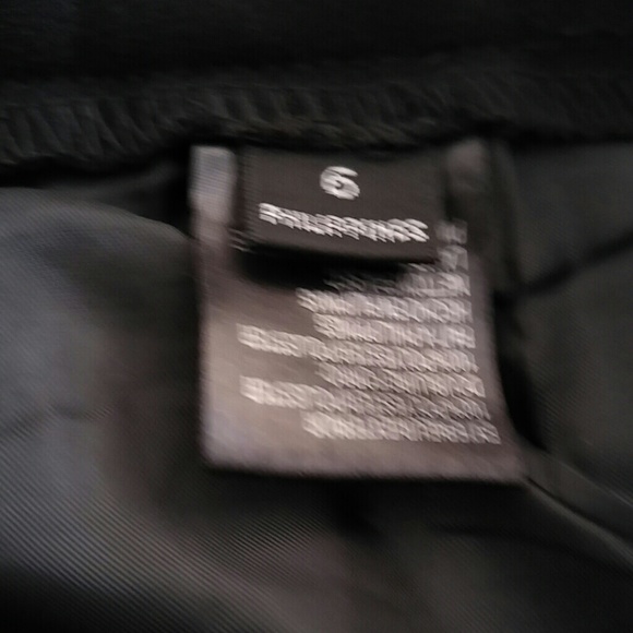 Black lined slacks - Picture 3 of 3