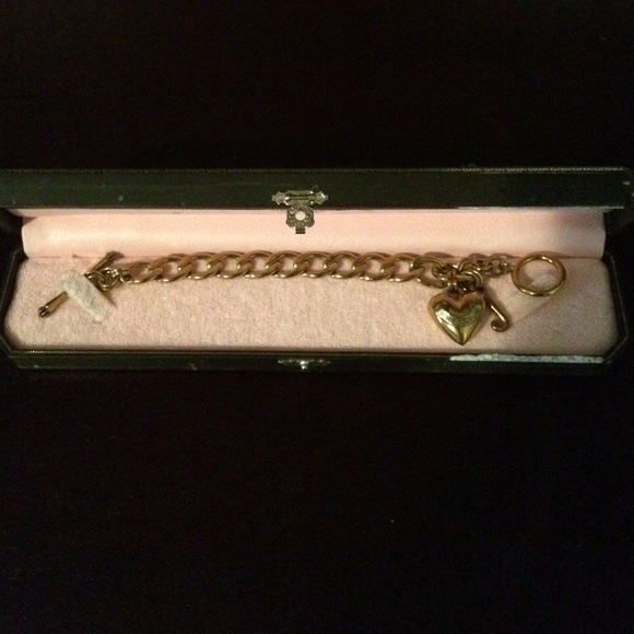 Authentic Juicy Couture Gold Charm Bracelet