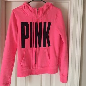 PINK Victoria's Secret Zip Up Sweater