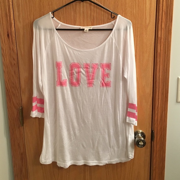 Love graphic top