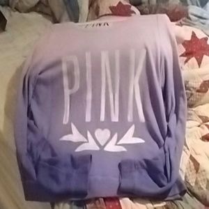 VS PINK OMBRE, PURLE  SWEATSHIRT!!!