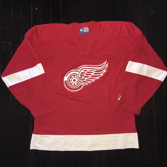 Detroit Red Wings blank jersey