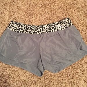 PINK cheetah athletic shorts