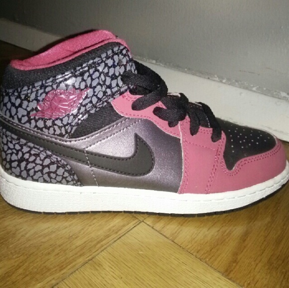 Nike Jordan sneakers.