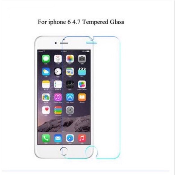 iPhone 6 tempered glass screen protector 2 pieces