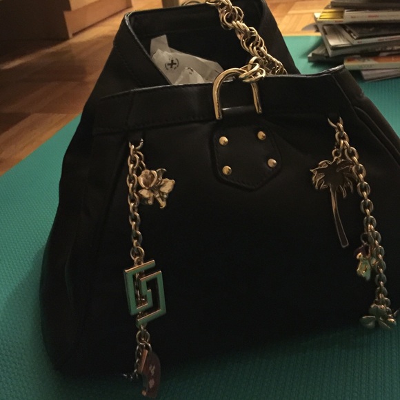 SOLD-Versace for H&M black leather bag - Picture 3 of 4