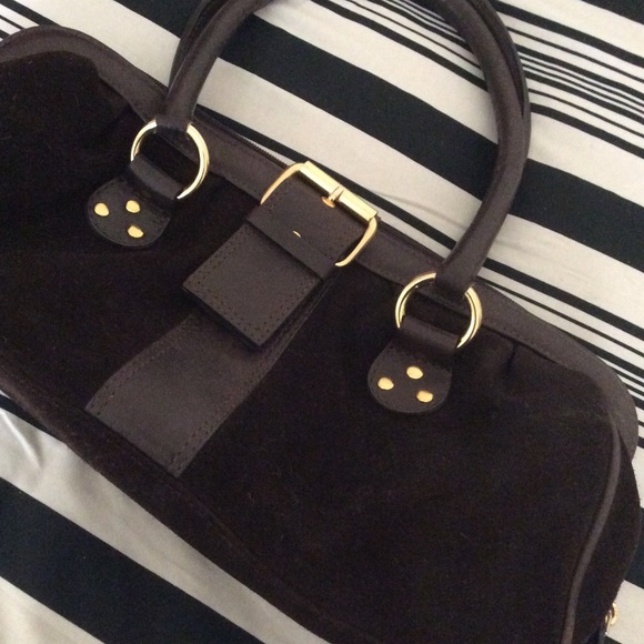Naturalizer Handbags - 💕Stunning brown suede purse💕