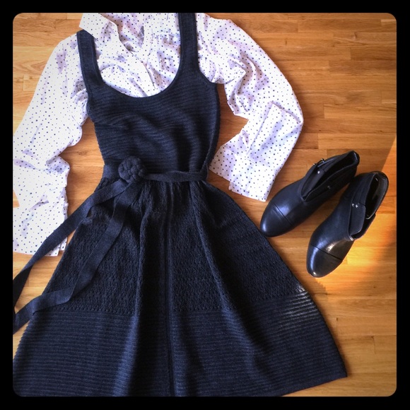 Mango sleeveless sweater dress