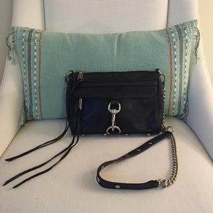 Rebecca Minkoff! Mini M.A.C. - Black & Silver
