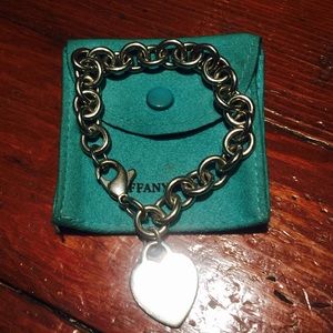 Authentic Tiffany Heart Bracelet