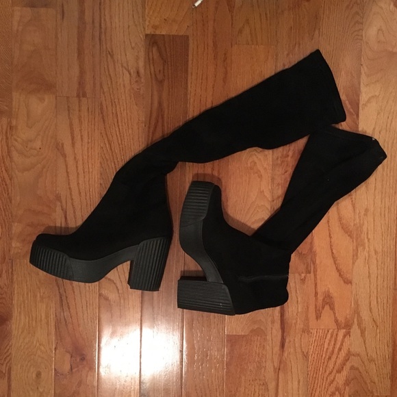 Platform OTK boots sz7.5