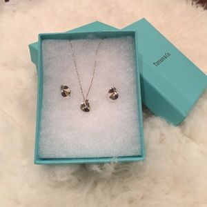 Tiffany & Co sm heart necklace.
