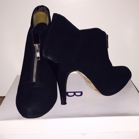 Black Suede Booties