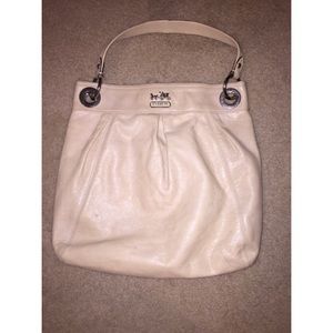 Coach Cream Tote Bag